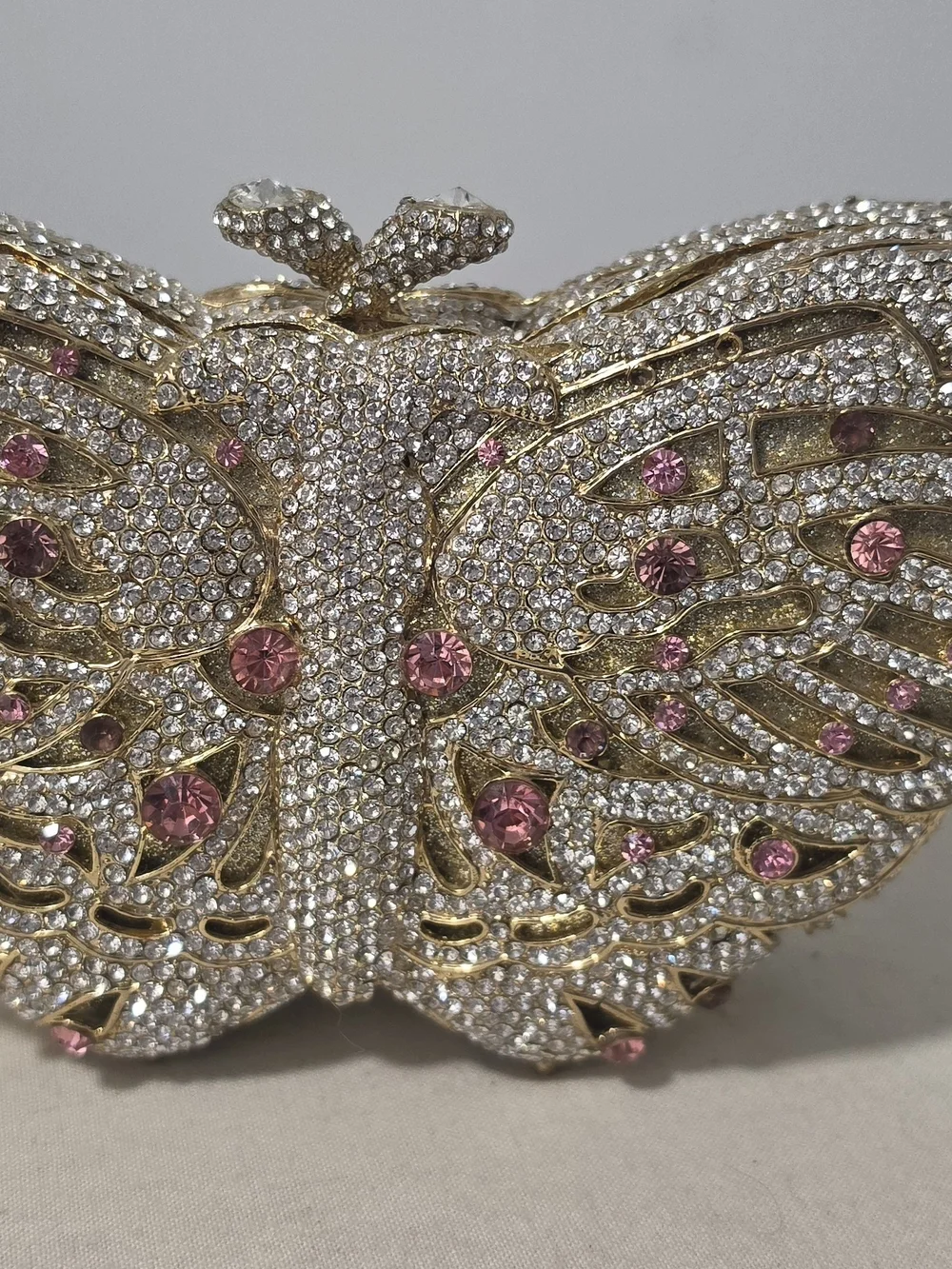 Butterfly Swaroski Crystal - Evening Clutch